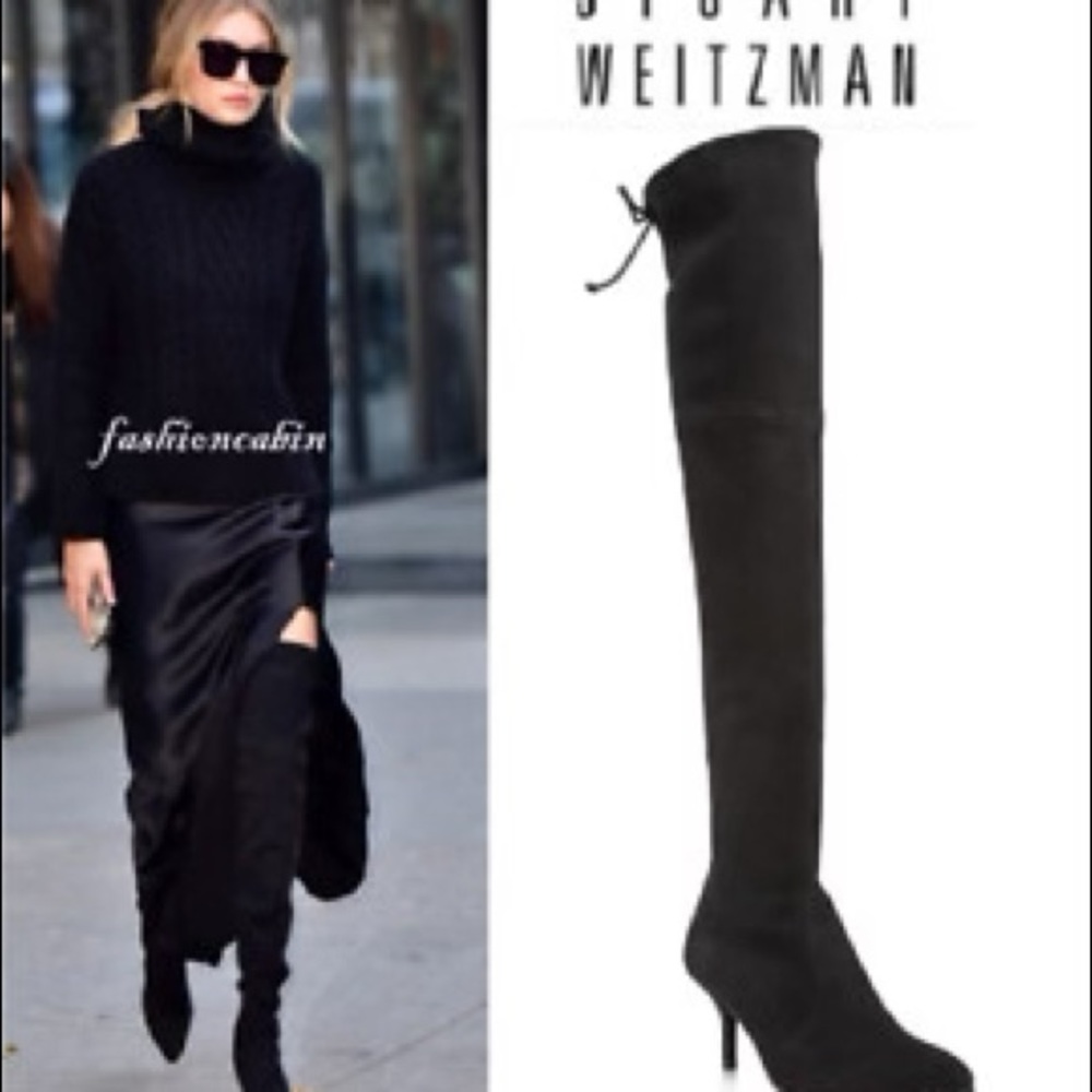 Stuart Weitzman Over The Knee Suede Boot